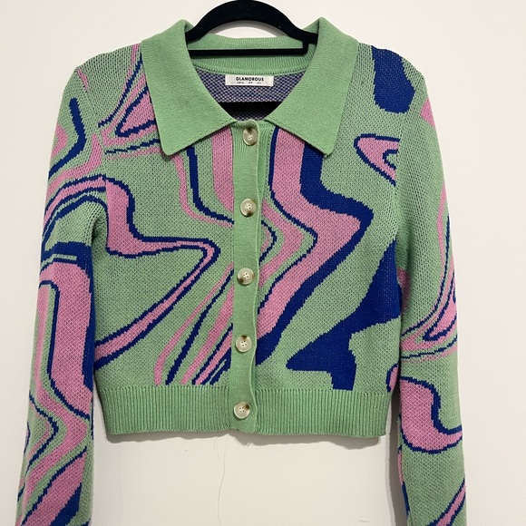 Funky collared cardigan - Picture 1 of 3